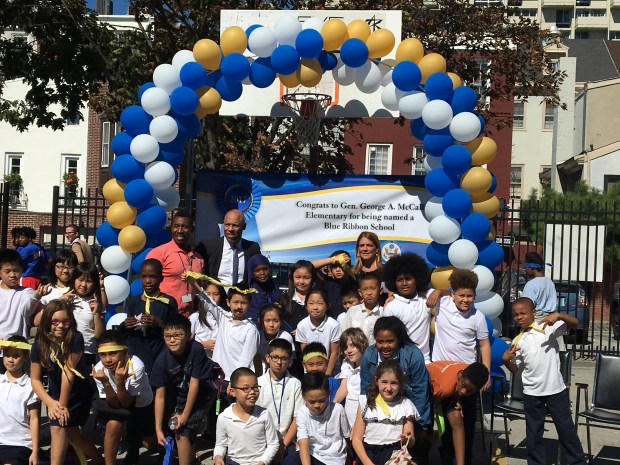 Blue Ribbon celebration