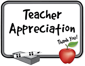 Teacher appreciation