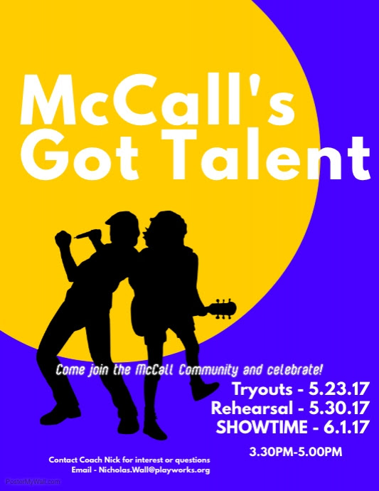 McCall's got talent