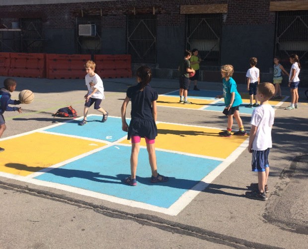 New playground paint