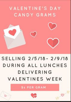 Valentines Candy Grams 2018